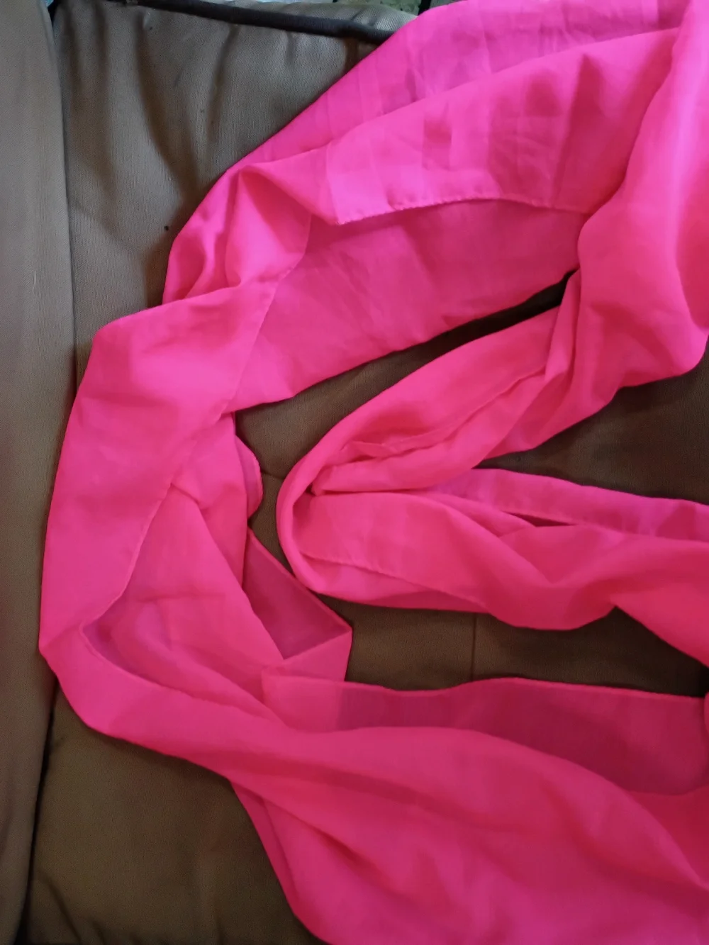 Lightweight Hot Pink Women's Scarf by